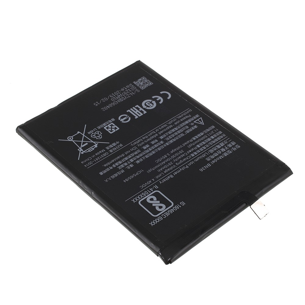 For Xiaomi Mi A2 / 6X 3.85V 2910mAh Li-ion Polymer Battery Replacement Part (Encode: BN36) (without Logo)-4