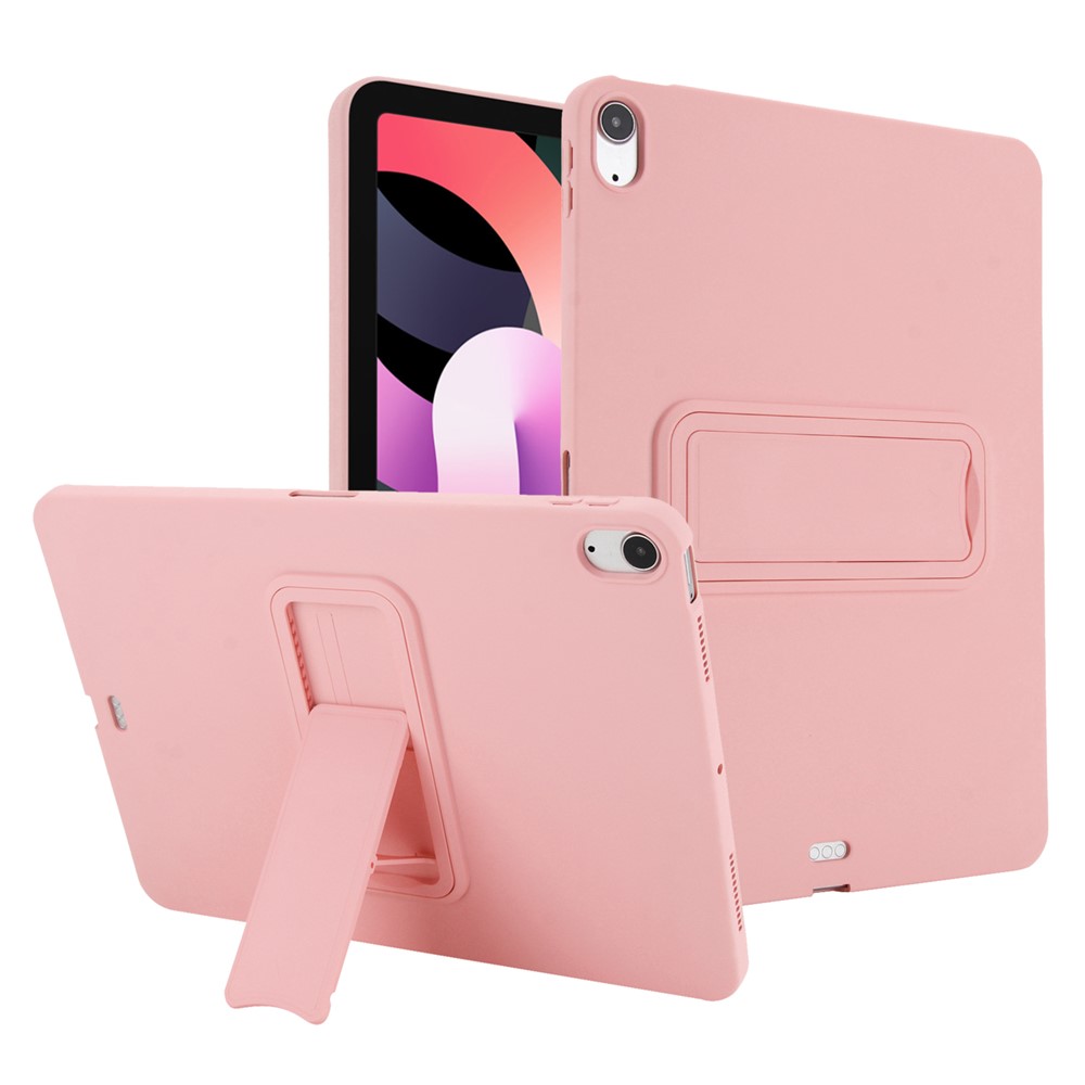Kickstand Tablet Case for iPad Air 11 (2025) / (2024) / iPad Air (2022) / (2020) / iPad Pro 11-inch (2018) TPU + PC Skin-Friendly Cover -  Pink