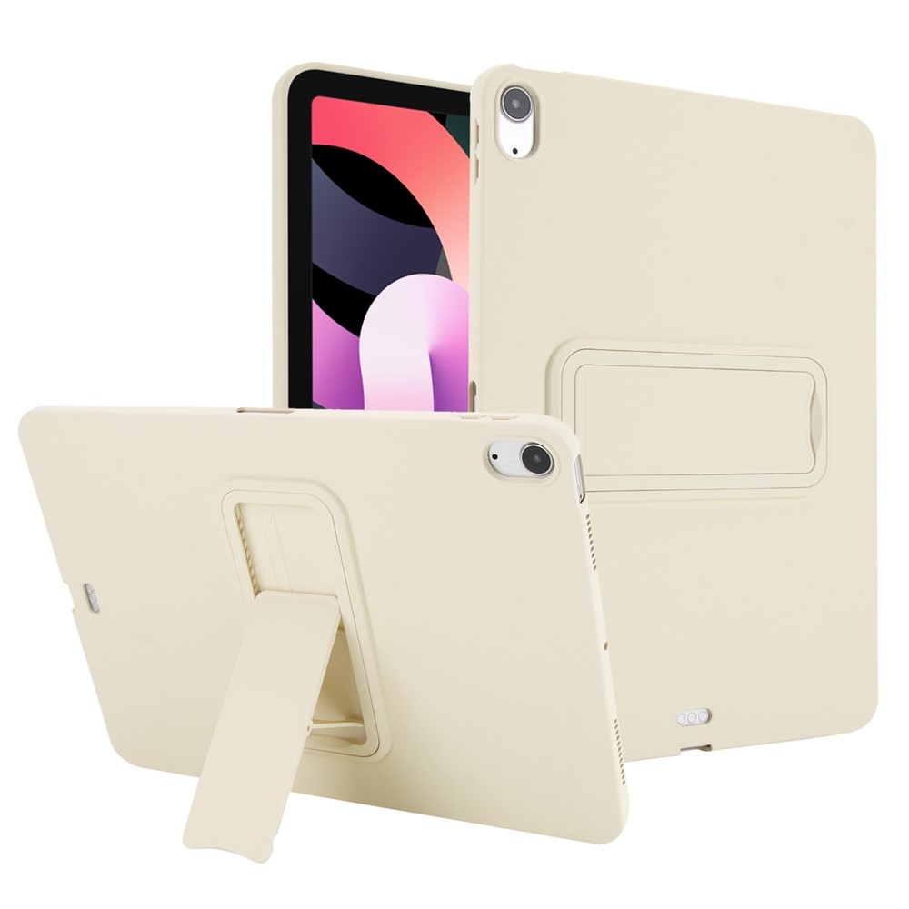 Kickstand Tablet Case for iPad Air 11 (2025) / (2024) / iPad Air (2022) / (2020) / iPad Pro 11-inch (2018) TPU + PC Skin-Friendly Cover - Beige