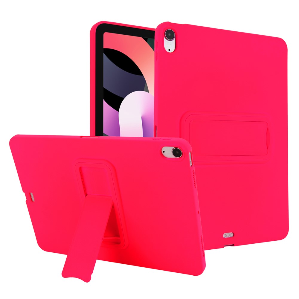Kickstand Tablet Case for iPad Air 11 (2025) / (2024) / iPad Air (2022) / (2020) / iPad Pro 11-inch (2018) TPU + PC Skin-Friendly Cover - Rose
