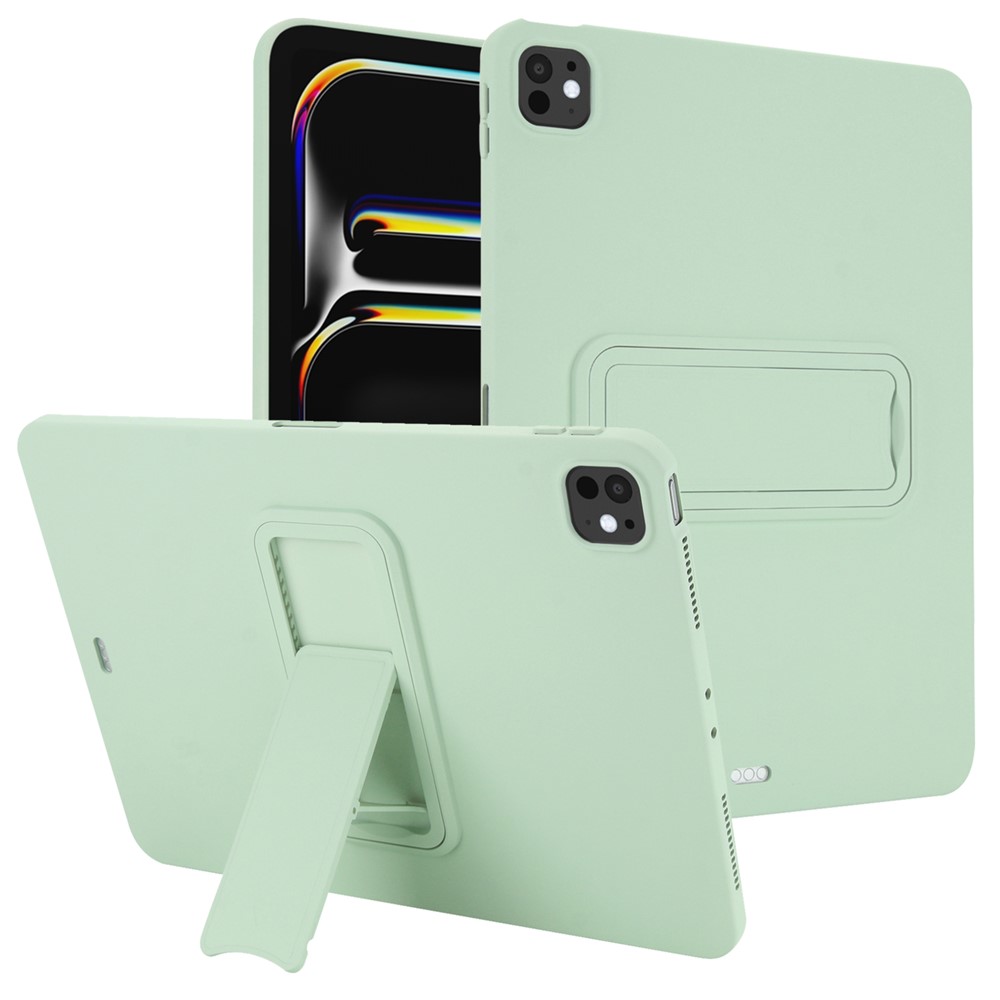 Kickstand Tablet Case for iPad Pro 11 (2022) / (2021) / (2020) TPU + PC Skin-Friendly Protective Cover - Mint Green