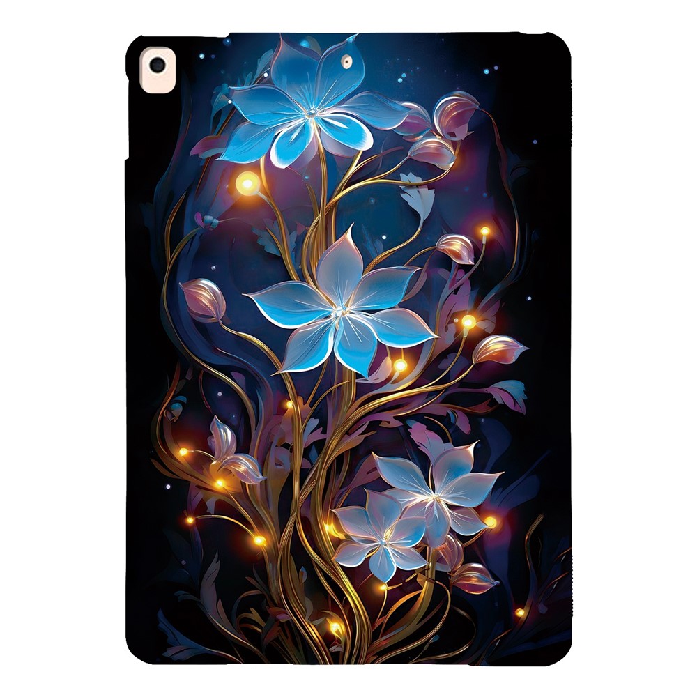 Tablet Case For iPad 10.2 (2021)  /  (2020)  /  (2019)  /  Air 10.5 inch (2019) Pattern Printing Slim Soft TPU Cover - Small Lantern Flower