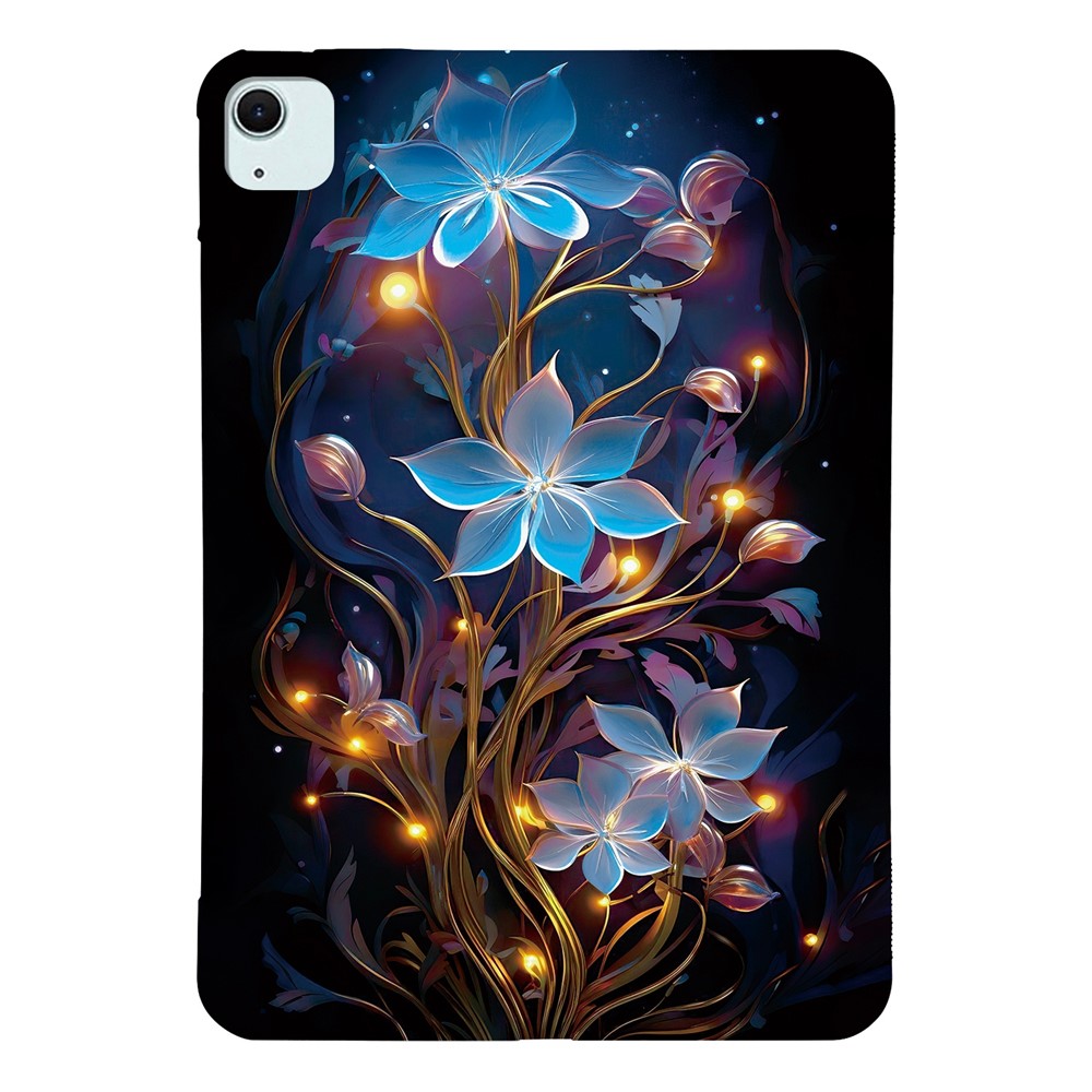 Tablet Case For iPad Air 11 (2025) / (2024) / Air (2022) / (2020) Pattern Printing Slim Soft TPU Cover - Small Lantern Flower
