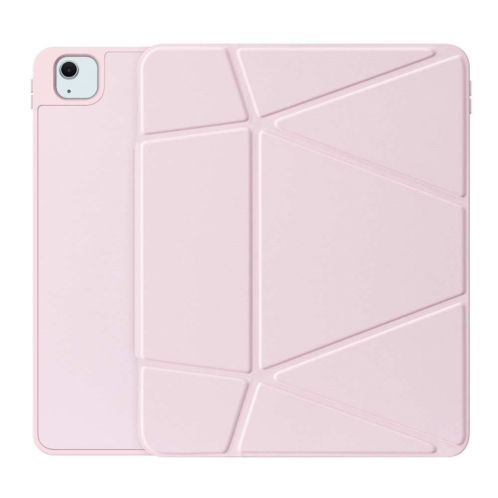 DUX DUCIS Vers Series Tablet Case for iPad Air 13 (2025) / (2024) / iPad Pro 12.9 (2022) / (2021) / (2020) / (2018) Stand Leather Cover - Pink