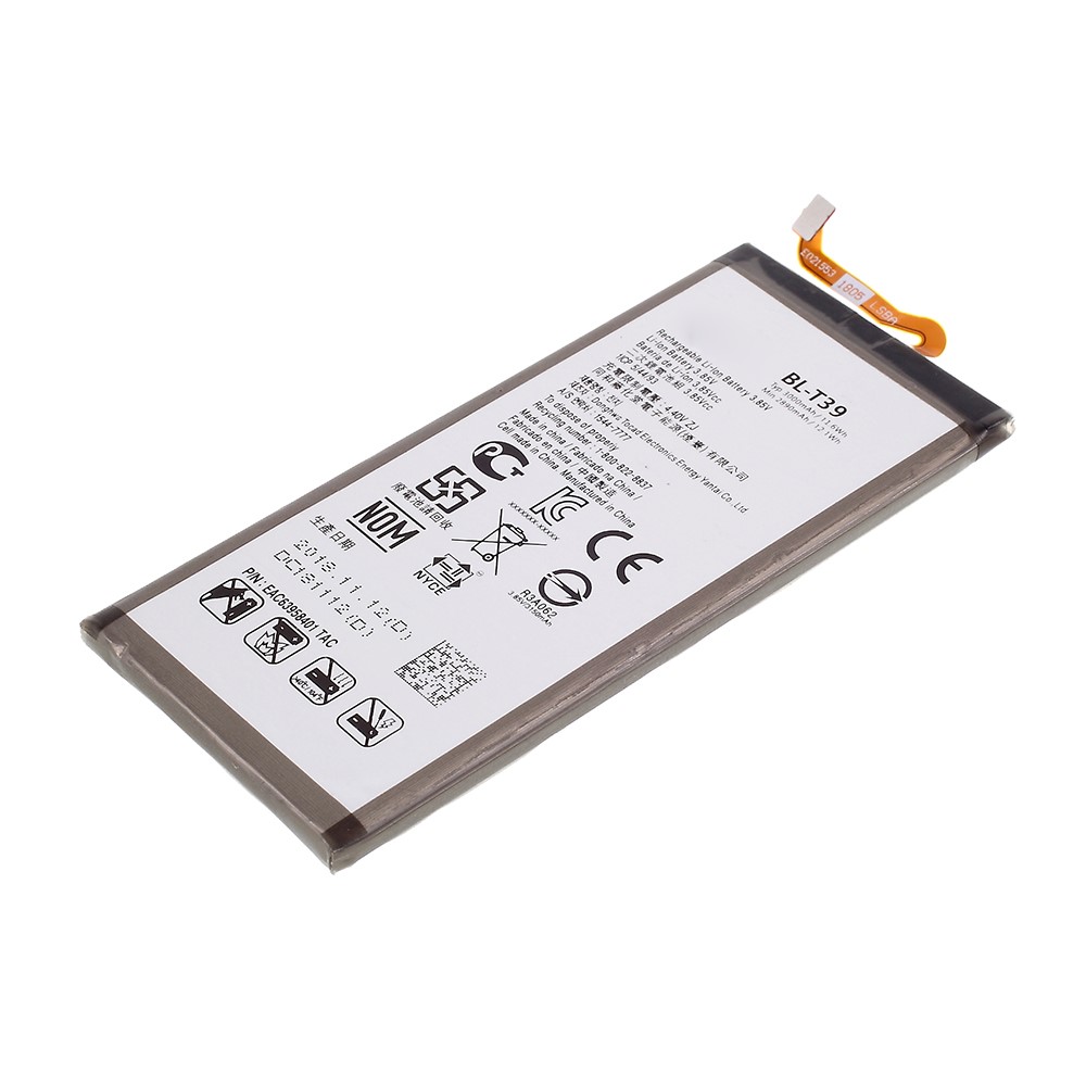 Pour LG G7 Thinq 3,85v 2890mAh Li-ion Battery Remplacement Pile (Encode: BL-T39) (sans Logo)