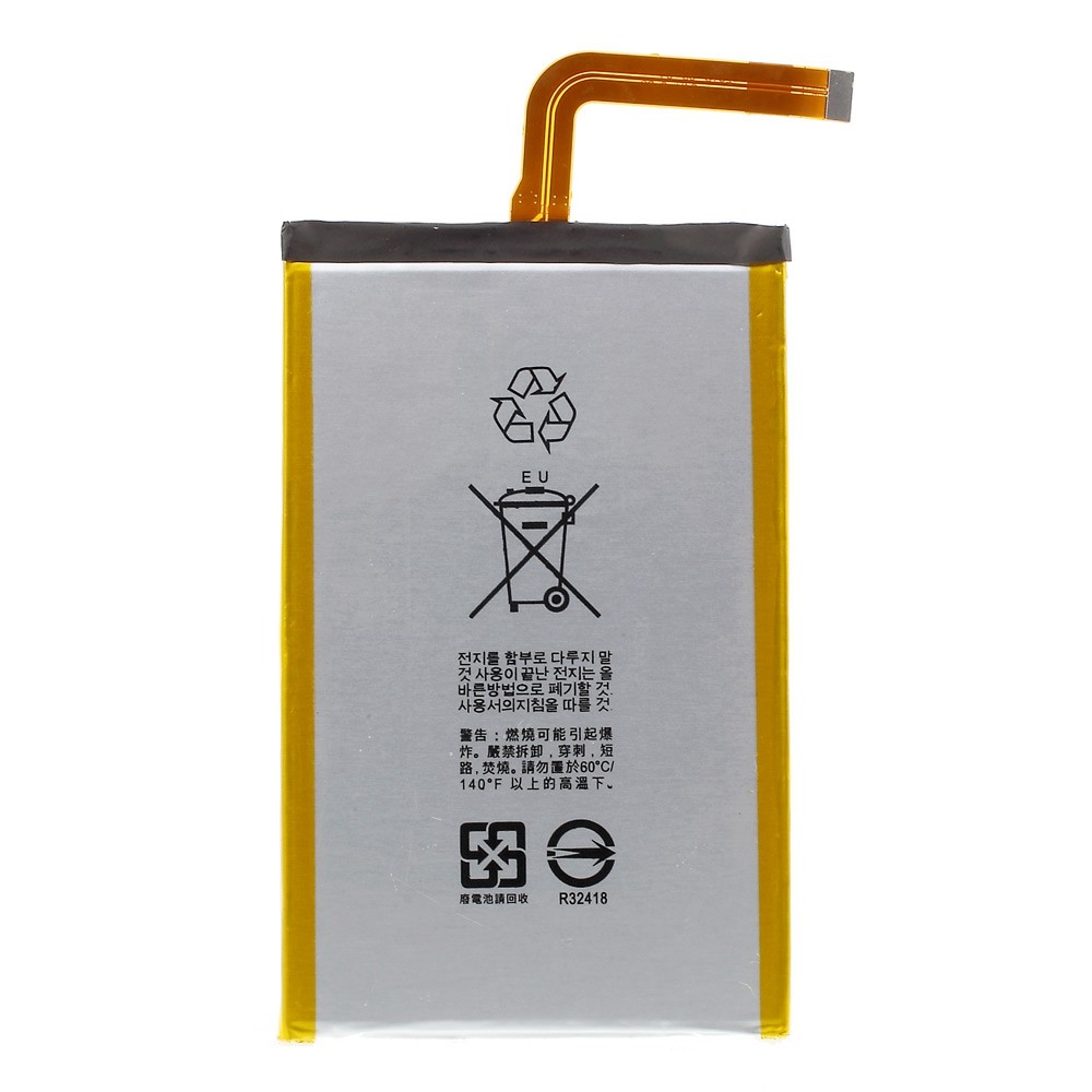 For BlackBerry Q2 3.80V 2515mAh Li-ion Polymer Battery Assembly Part (Encode: BPCLS00001B) (without Logo)-2