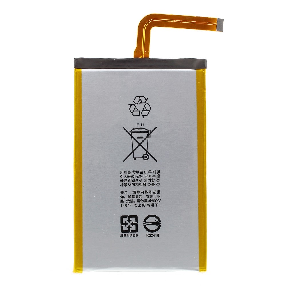 Para BlackBerry Q20 3.80V 2515mah Polimador de Iones de Litio Parte de Ensamblaje de la Batería (codificación: BPCLS00001B) (sin Logotipo)