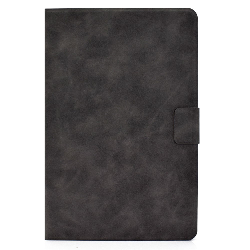 For Samsung Galaxy Tab S7 SM-T870 / T875 / S8 SM-X700 / X706 Calf Textured Leather Tablet Case Shockproof Card Holder Stand Well-protected Shell - Grey-9