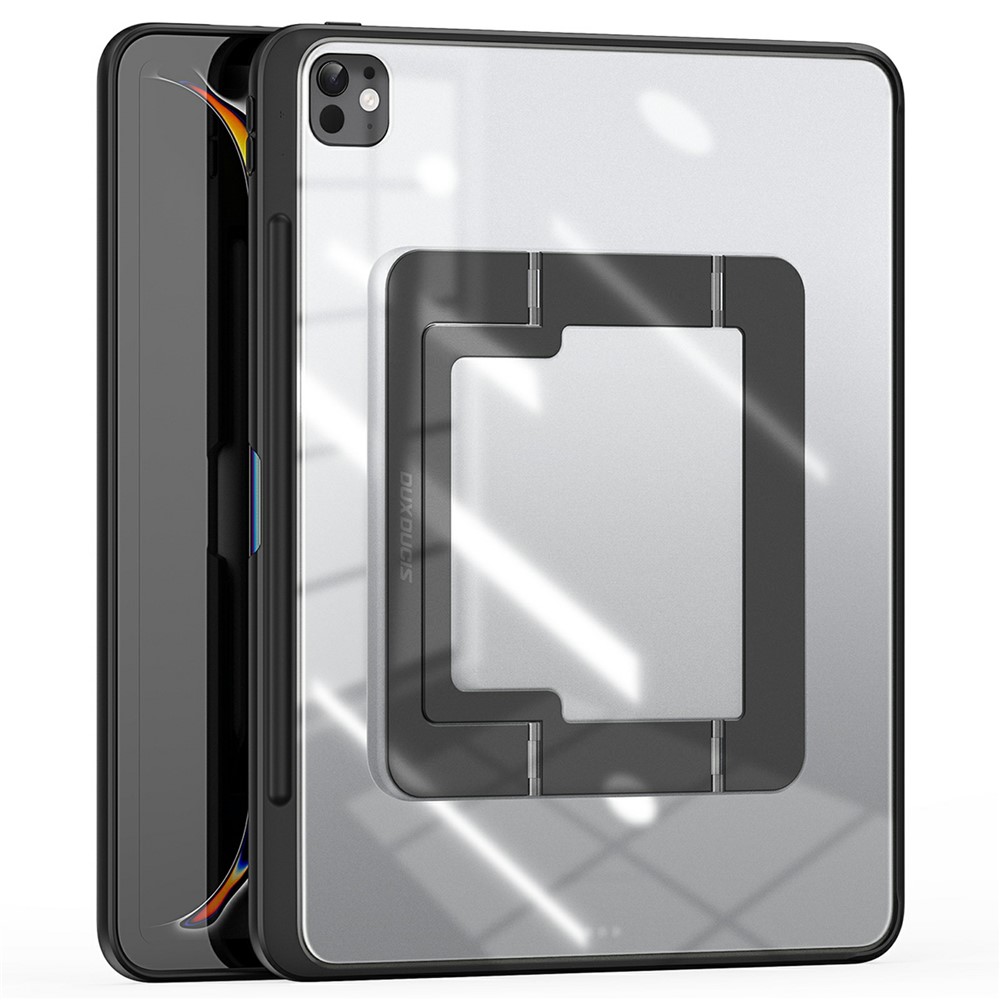 DUX DUCIS Axis Series For iPad Pro 13 (2025)  /  (2024) Tablet Case with Kickstand PC + TPU Shockproof Protective Cover - Black