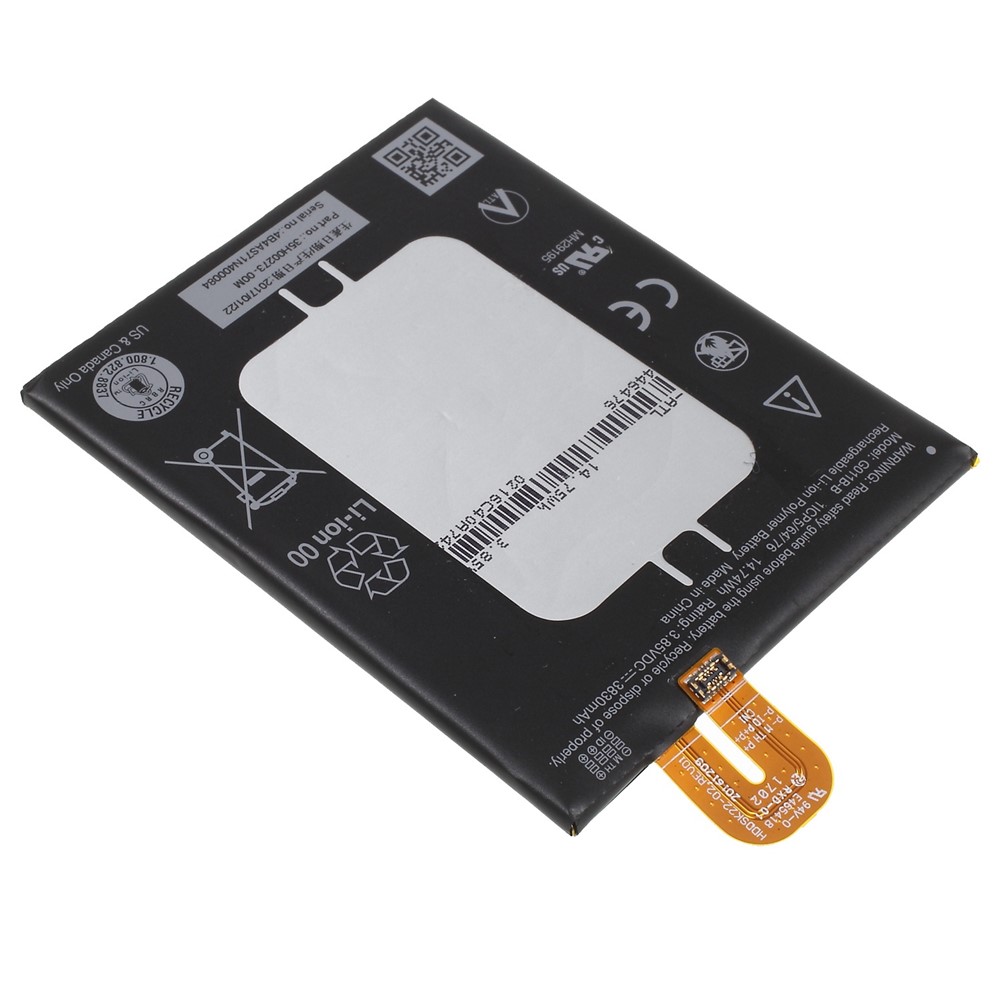 For Google Pixel 2 XL 3.85V 3830mAh Li-ion Polymer Battery Assembly Part (Encode: G011B-B) (without Logo)-3