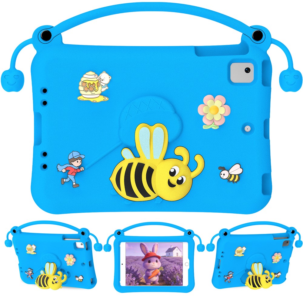 EVA Case For iPad mini (2019) 7.9 inch / mini 4 / mini 3 / Mini 2 / Mini Bee Style Kickstand Tablet Cover with Carry Handle - Blue