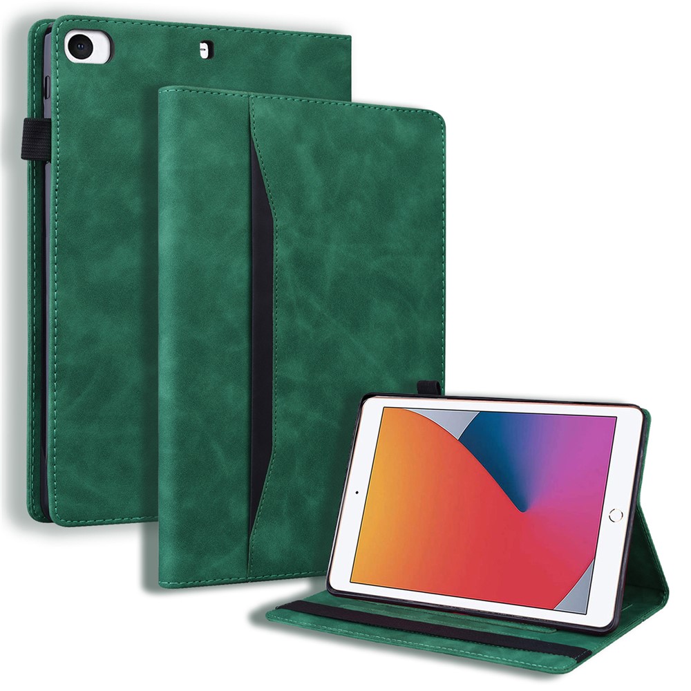 Tablet Case For iPad mini (2019) 7.9 inch  /  mini 4  / mini 3  /  Mini 2  /  Mini Card Slot PU Leather Stand Tablet Cover - Green