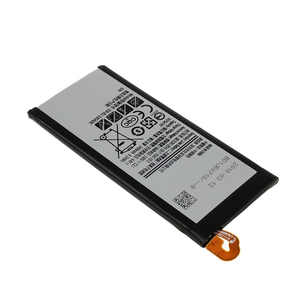 For Samsung Galaxy J3 Prime (J337 / 2018) 3.85V 2400mAh Rechargeable Li-ion Polymer Battery Part (Encode: EB-BJ330ABE) (without Logo)-3