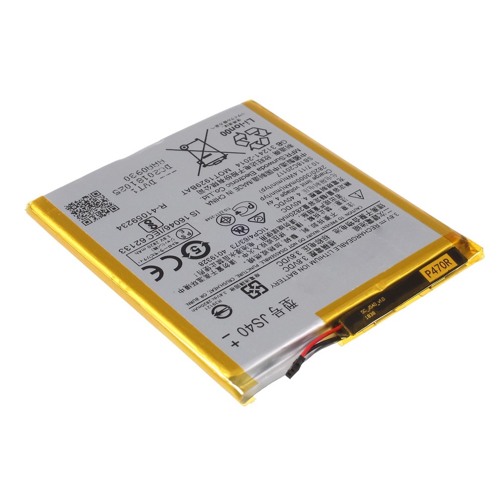 For Motorola Moto Z3 3.85V 2820mAh Rechargeable Li-ion Polymer Battery Replacement Part (Encode: JS40) (without Logo)-3