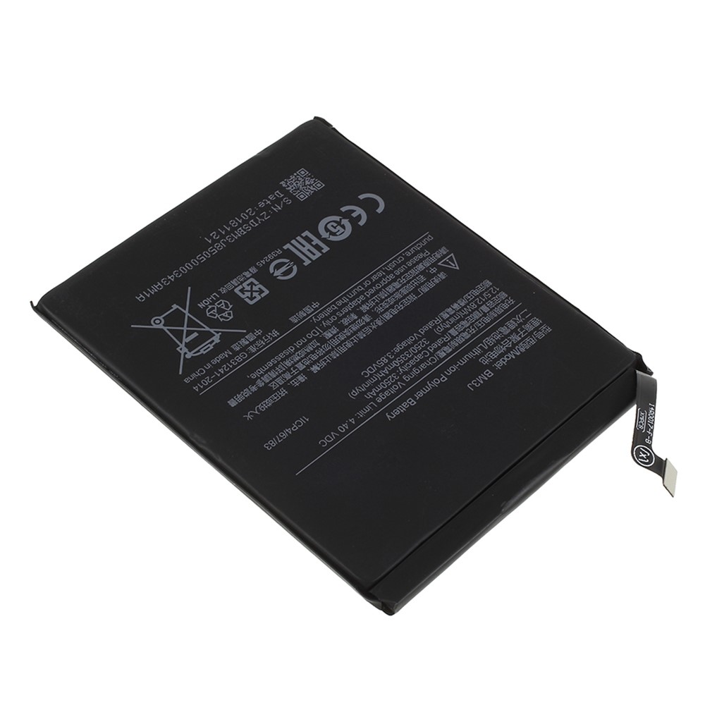 For Xiaomi Mi 8 Lite 3.85V 3250mAh Rechargeable Li-ion Polymer Battery Replacement Part (Encode: BM3J) (without Logo)-3