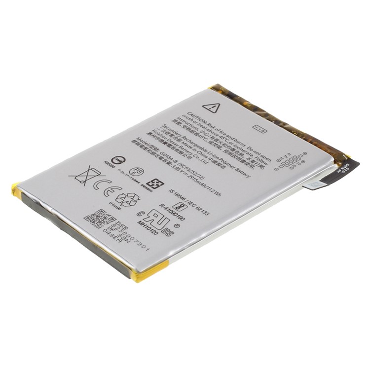 For Google Pixel 3 3.85V 2915mAh Li-ion Polymer Battery Replacement Part (Encode: G013A-B (1ICP5-52-72)) (without Logo)-3
