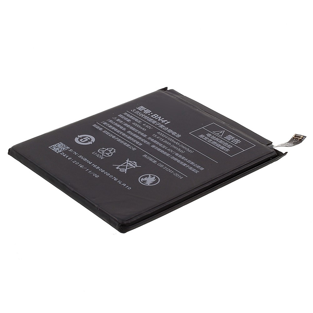 For Xiaomi Redmi Note 4 (Qualcomm) / Note 4x Global 3.85V 4000mAh Li-ion Polymer Battery Replacement Part (Encode: BN41) (without Logo)-3
