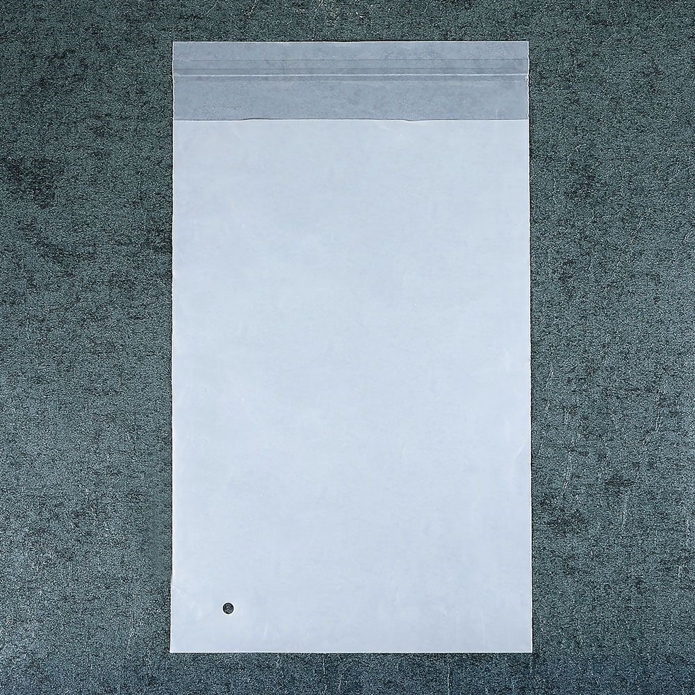 100Pcs / Pack Resealable Storage Bags 24x12cm Adhesive on Flap Self Sealing PBAT+PLA Clear Bags for Jewelry Candies Cookies Decorative-6