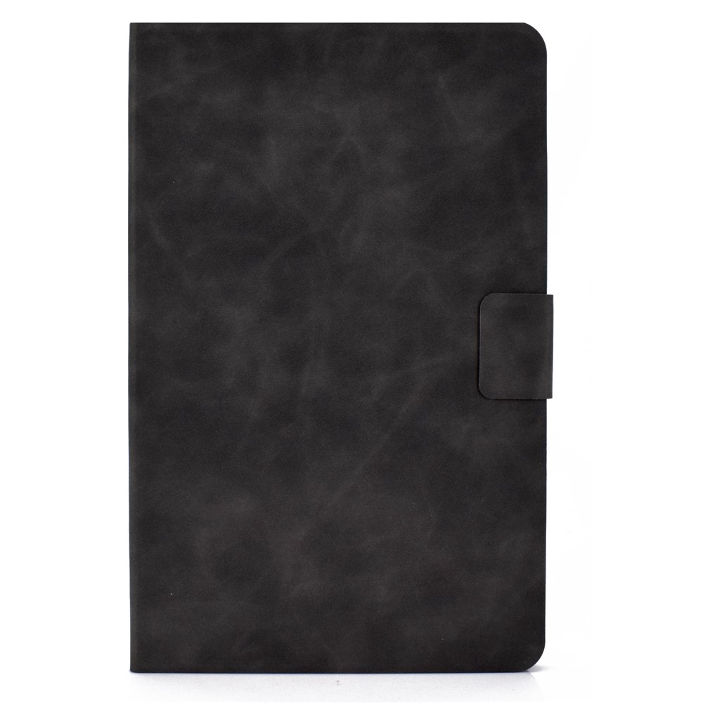 For iPad 10.9 (2022) / iPad 10th Gen Adjustable Stand Folio Tablet Case Cowhide Texture PU Leather Anti-Scratch Cover with Card Holder - Grey-2