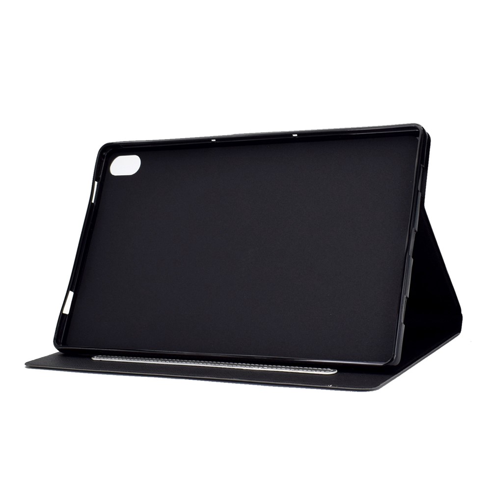For iPad 10.9 (2022) / iPad 10th Gen Adjustable Stand Folio Tablet Case Cowhide Texture PU Leather Anti-Scratch Cover with Card Holder - Grey-5