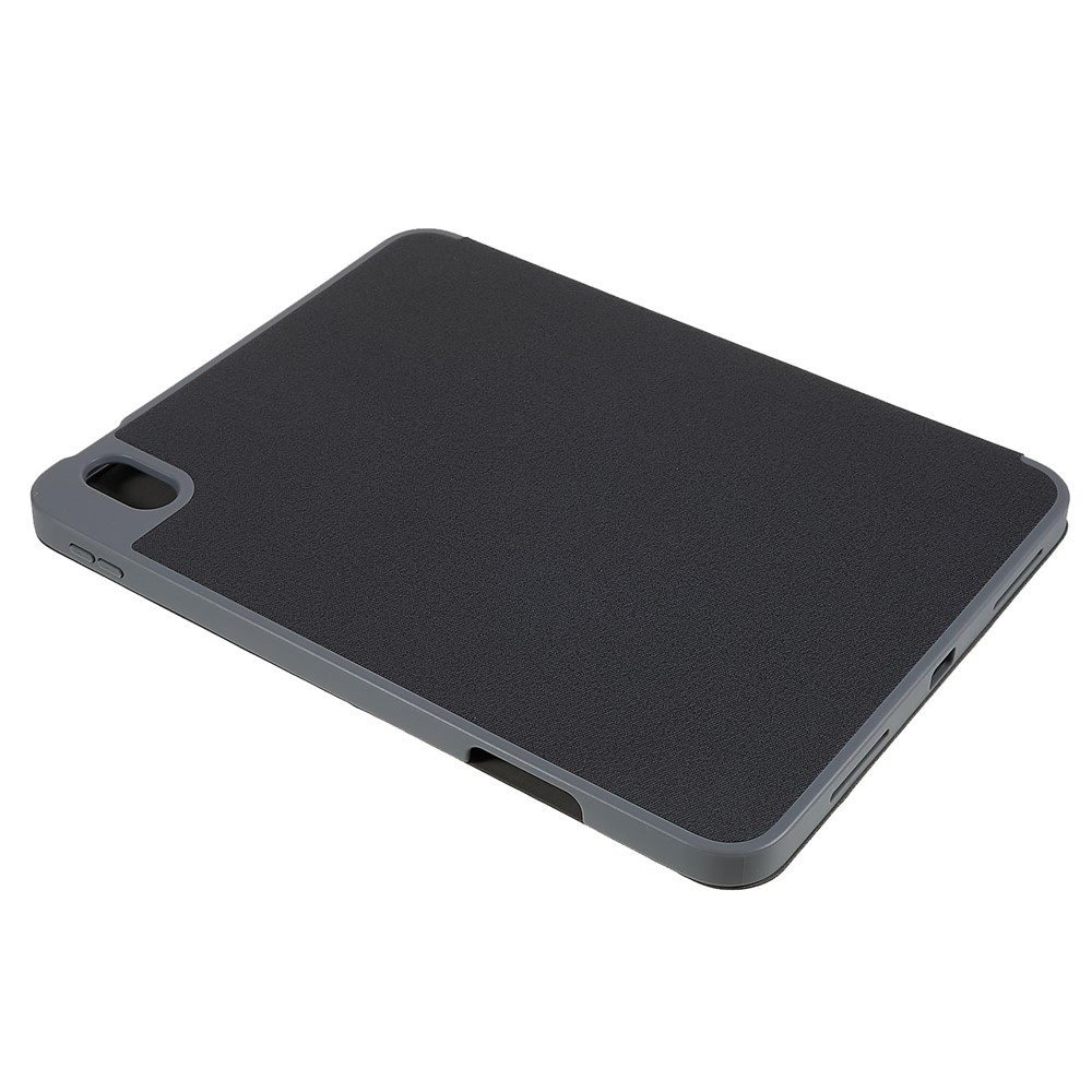 MUTURAL For iPad 10.9 (2022) Protective Case Anti-drop PU Leather Cover with Stand Inner Honeycomb Heat Dissipation TPU Tablet Case - Black-7
