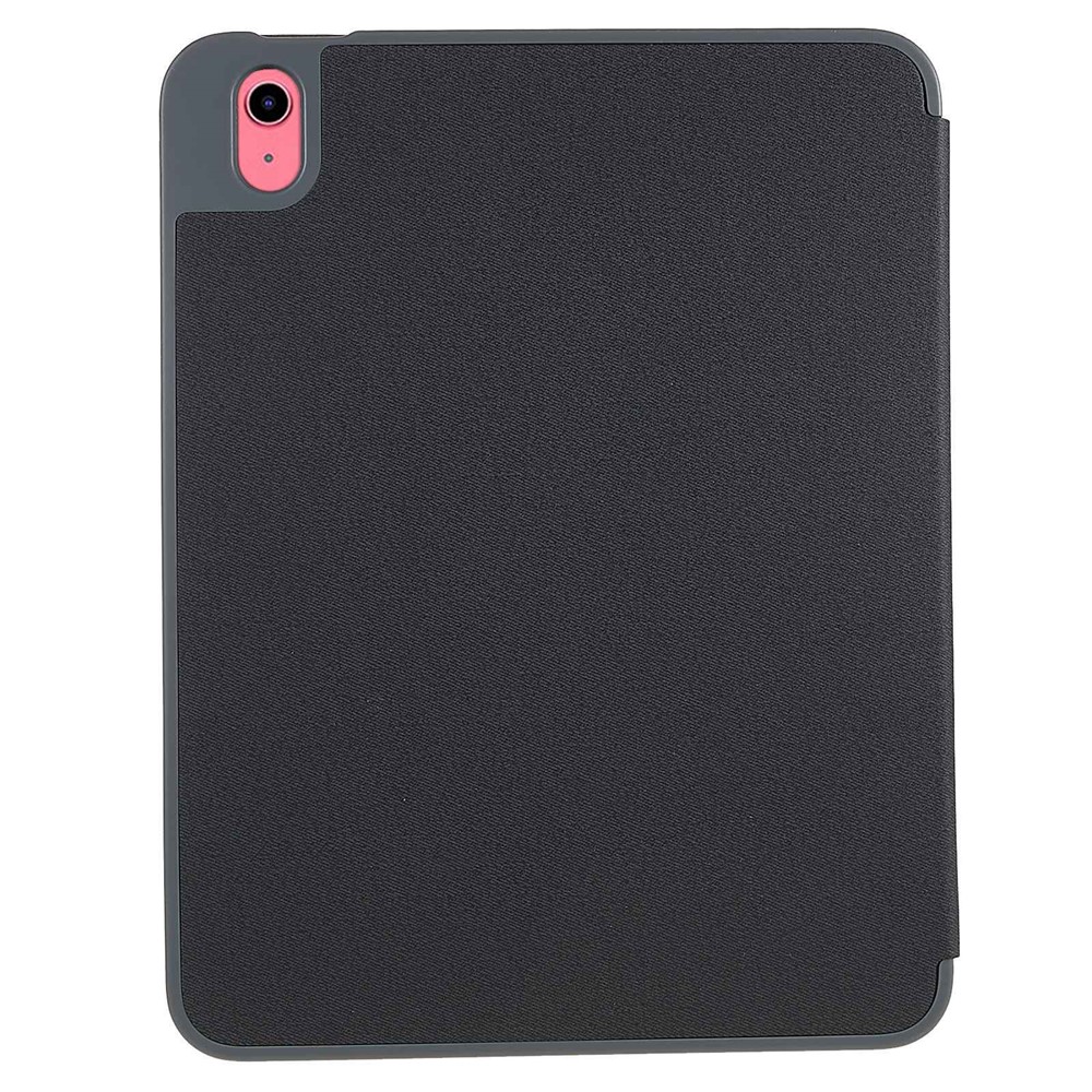 MUTURAL Shockproof Case for iPad 10.9 (2022) PU Leather TPU Case Honeycomb Heat Dissipation Design Tablet Flip Cover with Tri-Fold Stand - Black-11