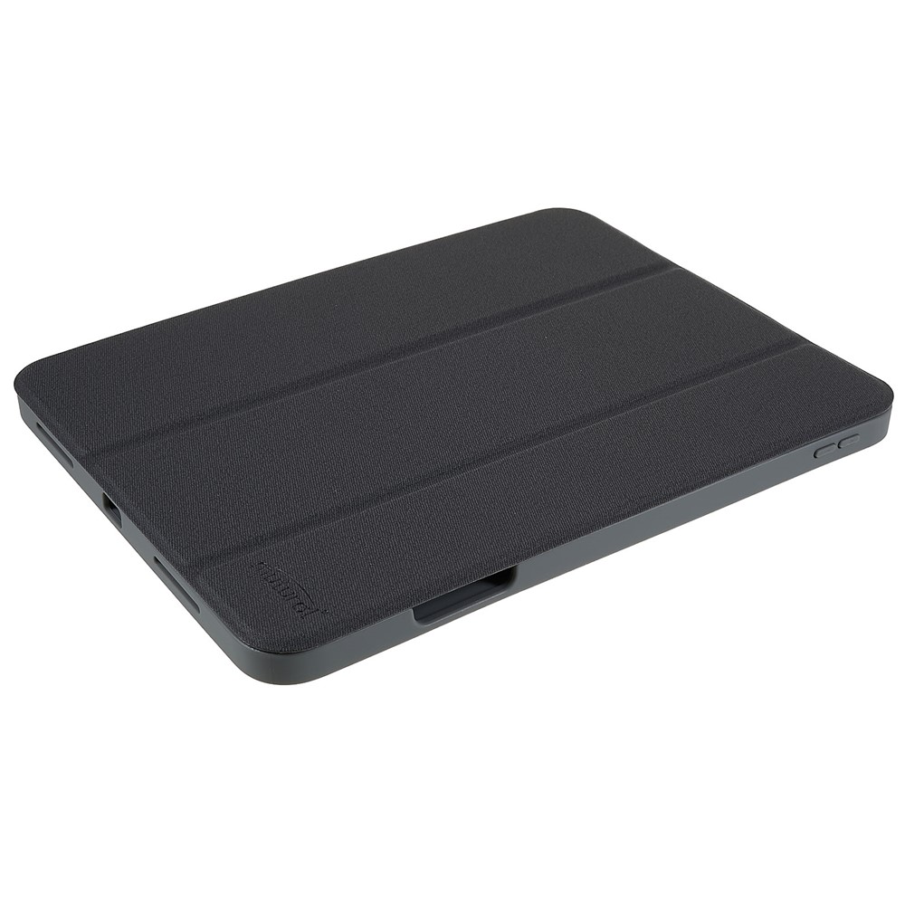 MUTURAL Shockproof Case for iPad 10.9 (2022) PU Leather TPU Case Honeycomb Heat Dissipation Design Tablet Flip Cover with Tri-Fold Stand - Black-5