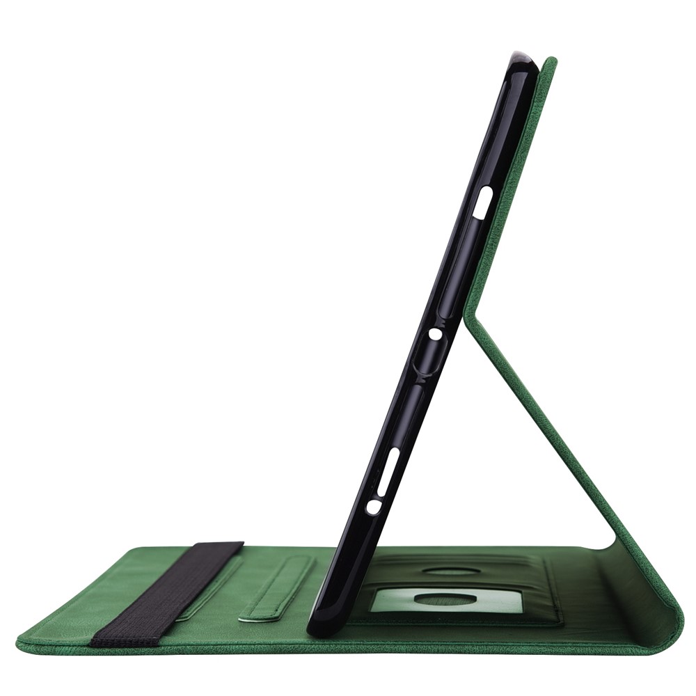 For iPad 10.9 (2022) / iPad 10th Gen Butterfly Flower Imprinted Flip Protection Cover PU Leather Card Holder Stand Smart Tablet Case with Pencil Holder - Green-5
