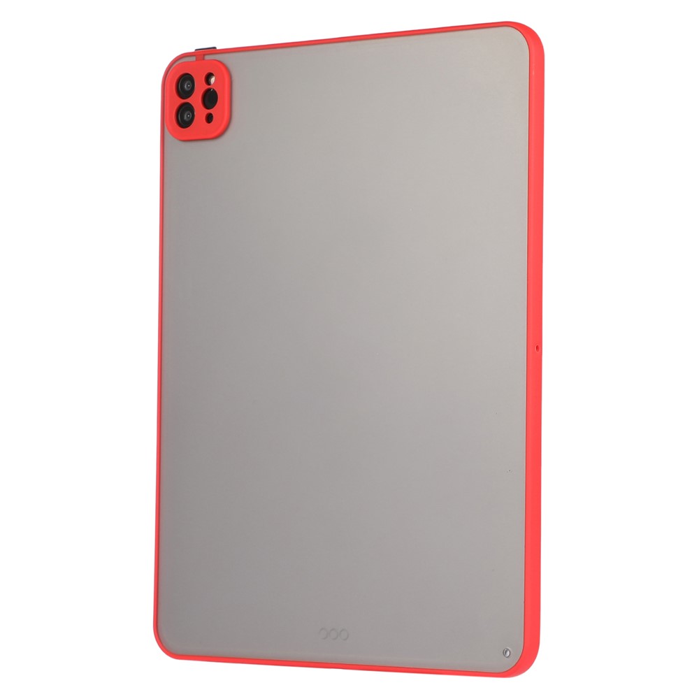 For iPad Pro 11 (2020) / (2021) / (2022) Hard PC + TPU Slim Case Skin-Touch Shockproof Tablet Cover - Red