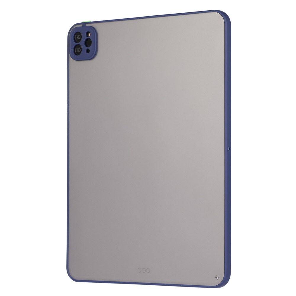 For iPad Pro 11 (2020) / (2021) / (2022) Hard PC + TPU Slim Case Skin-Touch Shockproof Tablet Cover - Blue