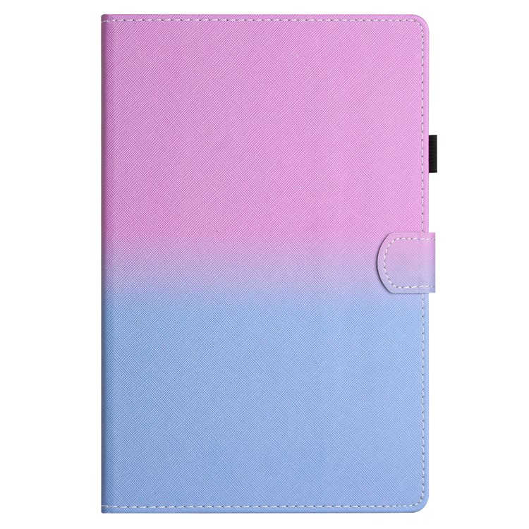 para ipad mini / mini 2 / mini 3 / mini 4 / mini (2019) caso de caixa à prova de choque de 7,9 polegadas tampa de couro pu com suporte para cartão - gradiente azul roxo-9