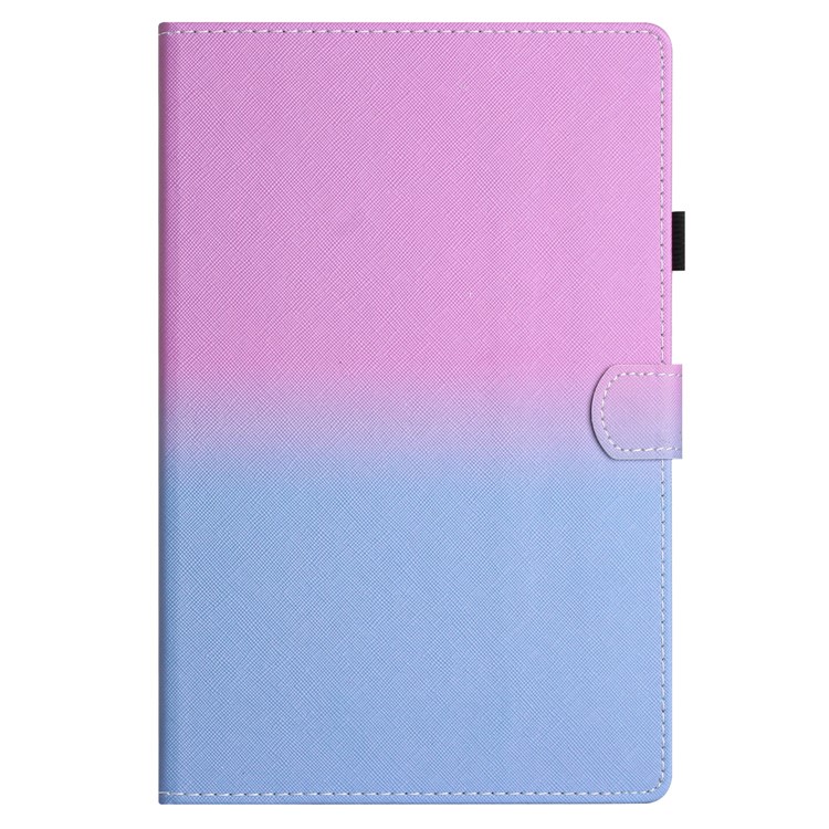 für ipad mini / mini 2 / mini 3 / mini 4 / mini (2019) 7,9 -zoll -schockdosenhülle pu leder tablet cover mit kartenhalter - lila blau -gradient-9