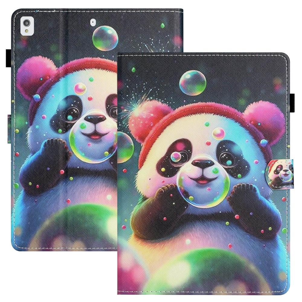 For iPad 10.2 (2019) / (2020) / iPad Air 10.5 inch (2019) / iPad Pro 10.5-inch (2017) Case Pattern Printing PU Leather Flip Cover - Panda