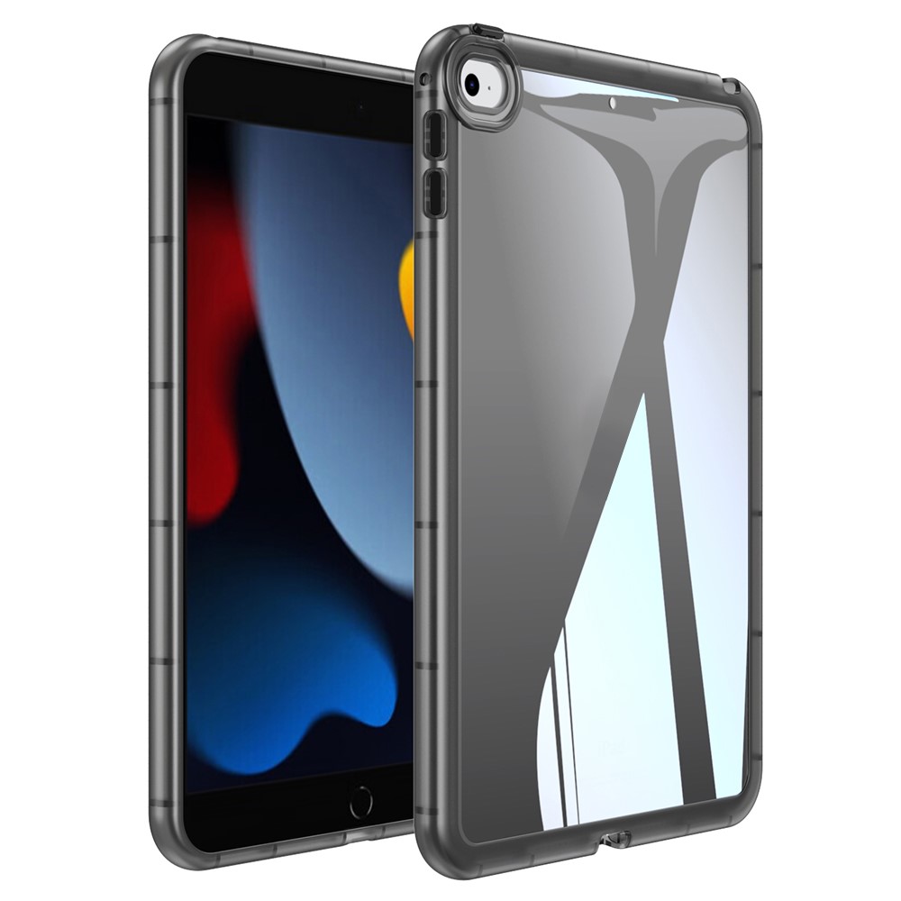 For iPad mini 4 / mini (2019) 7.9 inch TPU Tablet Case Transparent Protective Cover - Grey