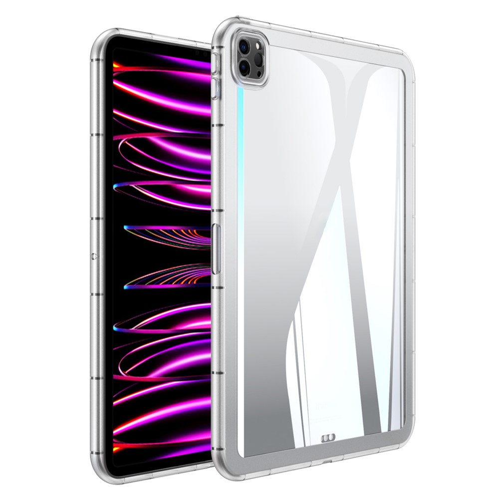 For iPad Pro 11 (2022) / (2021) / (2020) Case TPU Shockproof Protective Cover - Transparent