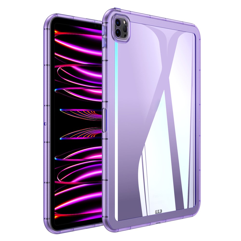 For iPad Pro 11 (2022) / (2021) / (2020) Case TPU Shockproof Protective Cover - Light Purple
