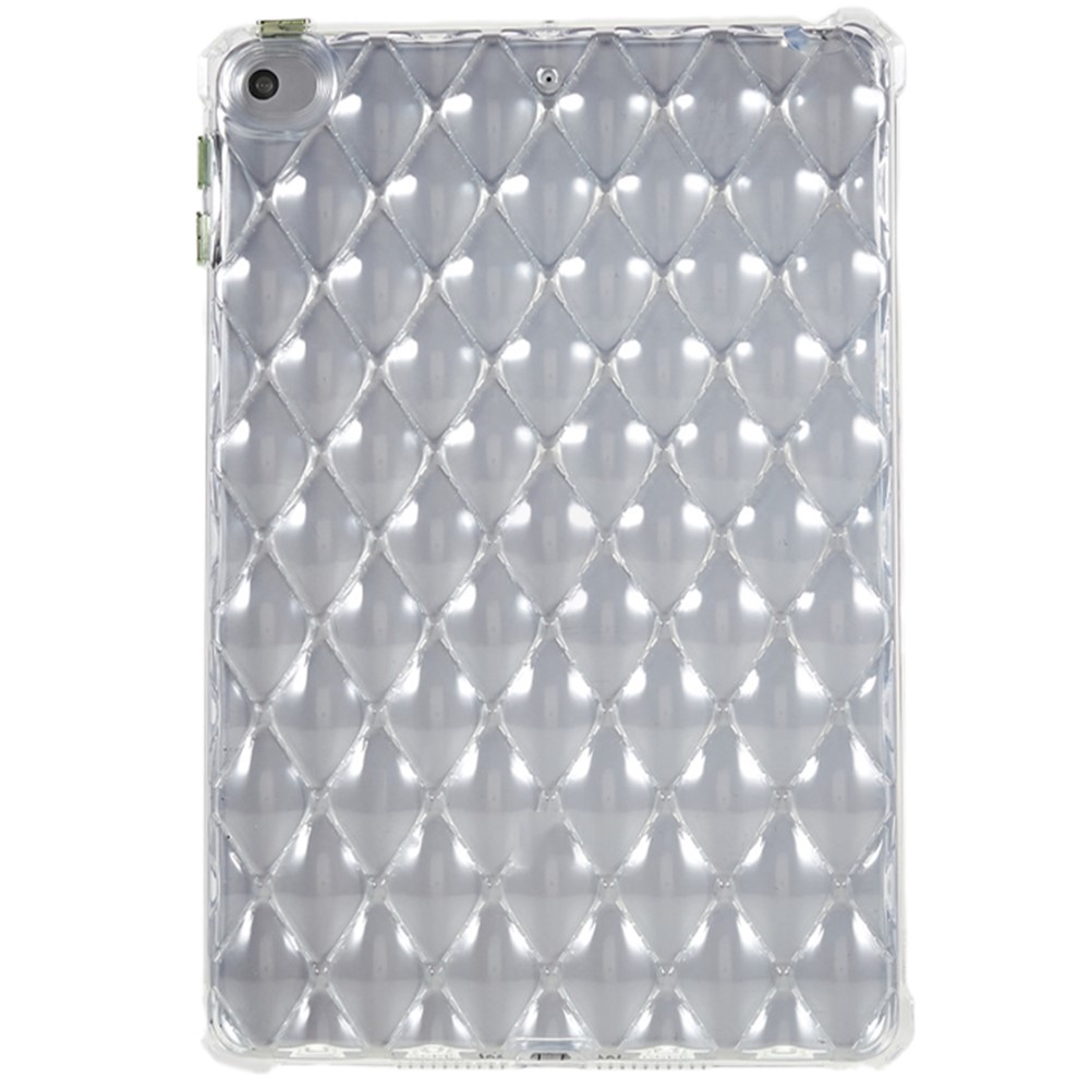 For iPad mini 4 / mini (2019) 7.9 inch Anti-drop Tablet Case Airbag Diamond Texture Clear TPU Cover