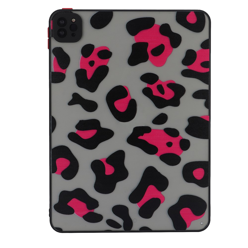 For iPad Pro 11 (2020)(2021)(2022) Case Pattern Printing PC+TPU Tablet Cover - Red Leopard