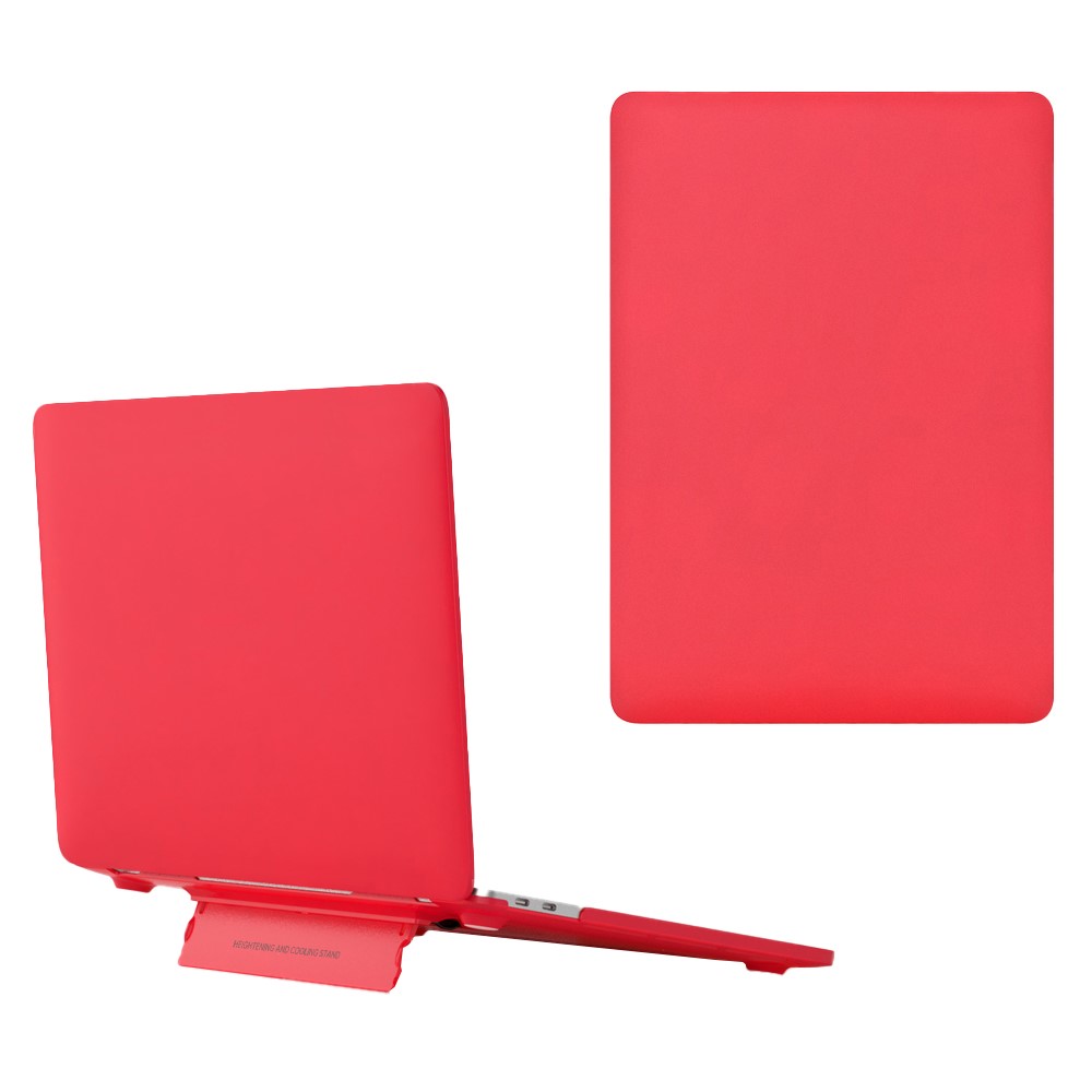 For MacBook Pro 16 inch (2026) A3429 A3428 / (2025) A3186 A3403 / (2024) A2991 / (2023) A2780 / (2021) A2485 Case Kickstand Heat Dissipation Laptop Cover - Red