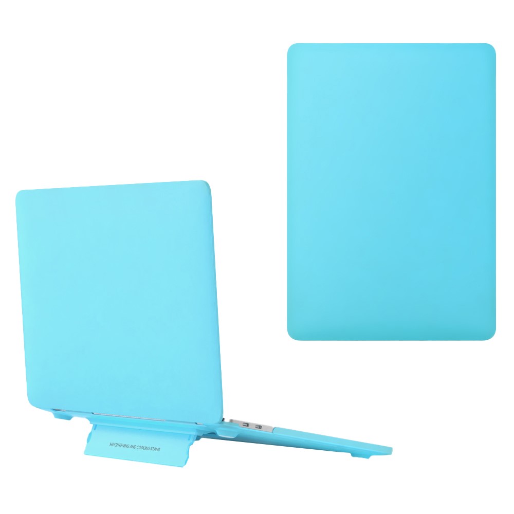 For MacBook Pro 16 inch (2026) A3429 A3428 / (2025) A3186 A3403 / (2024) A2991 / (2023) A2780 / (2021) A2485 Case Kickstand Heat Dissipation Laptop Cover - Blue