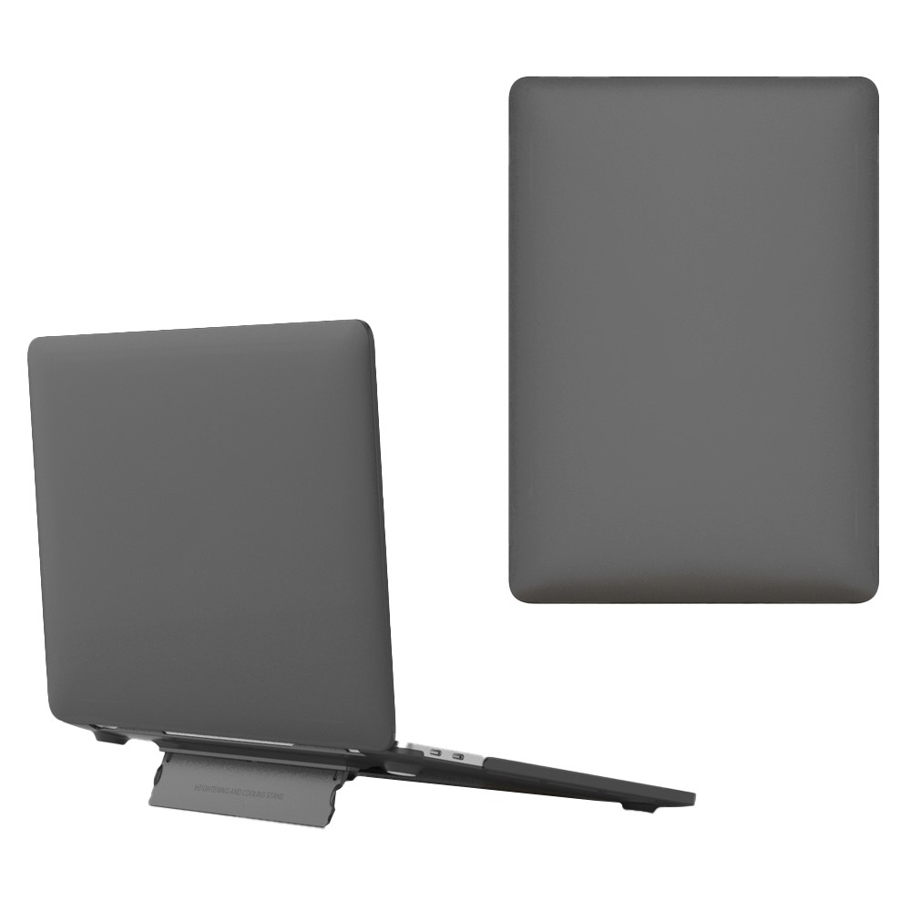 For MacBook Pro 16 inch (2026) A3429 A3428 / (2025) A3186 A3403 / (2024) A2991 / (2023) A2780 / (2021) A2485 Case Kickstand Heat Dissipation Laptop Cover - Black