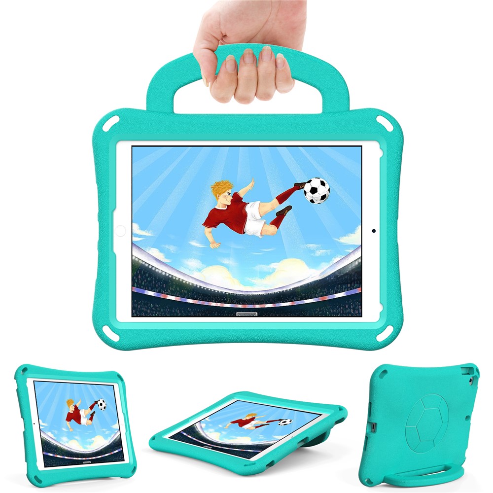 For iPad 10.2 (2021) / (2019) / (2020) / Air 10.5 inch (2019) Case Tablet Hard Cover with Kickstand - Mint Green
