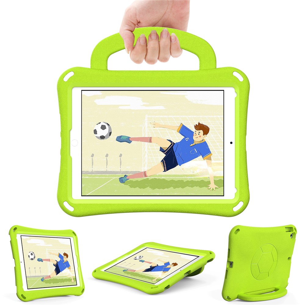 For iPad 10.2 (2021) / (2019) / (2020) / Air 10.5 inch (2019) Case Tablet Hard Cover with Kickstand - Green