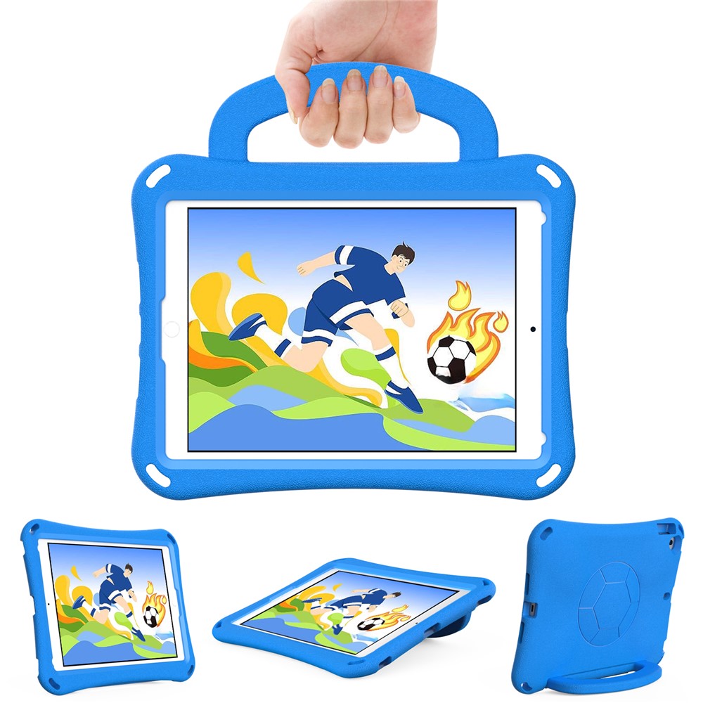 For iPad 10.2 (2021) / (2019) / (2020) / Air 10.5 inch (2019) Case Tablet Hard Cover with Kickstand - Blue