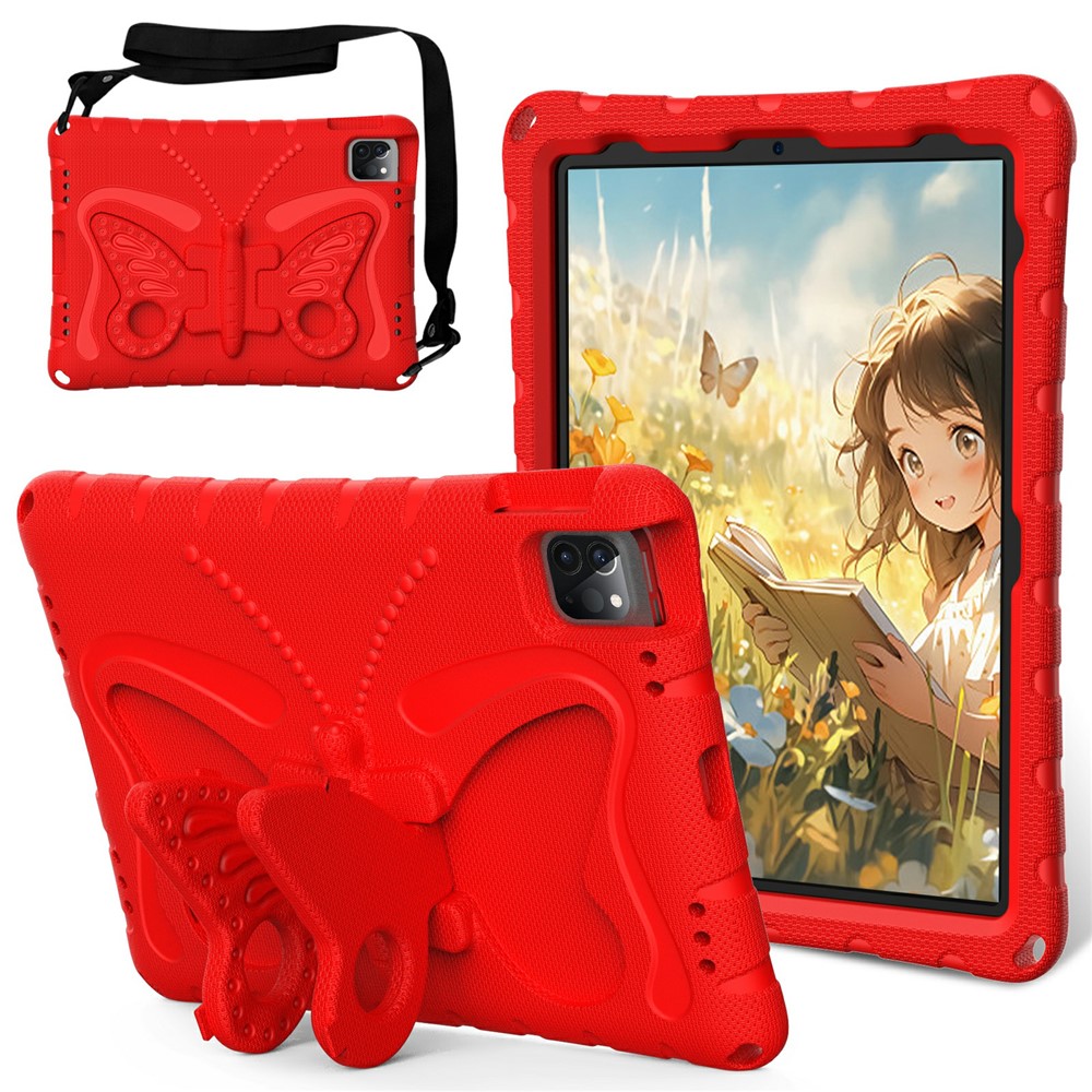EVA Kickstand Case For iPad (2025) / 10.9 (2022) / Air 11 (2025) / (2024) / Pro 11 (2025) / 11 (2024) / (2018) / (2020) / (2021) / (2022) / Air (2020) (2022) - Red