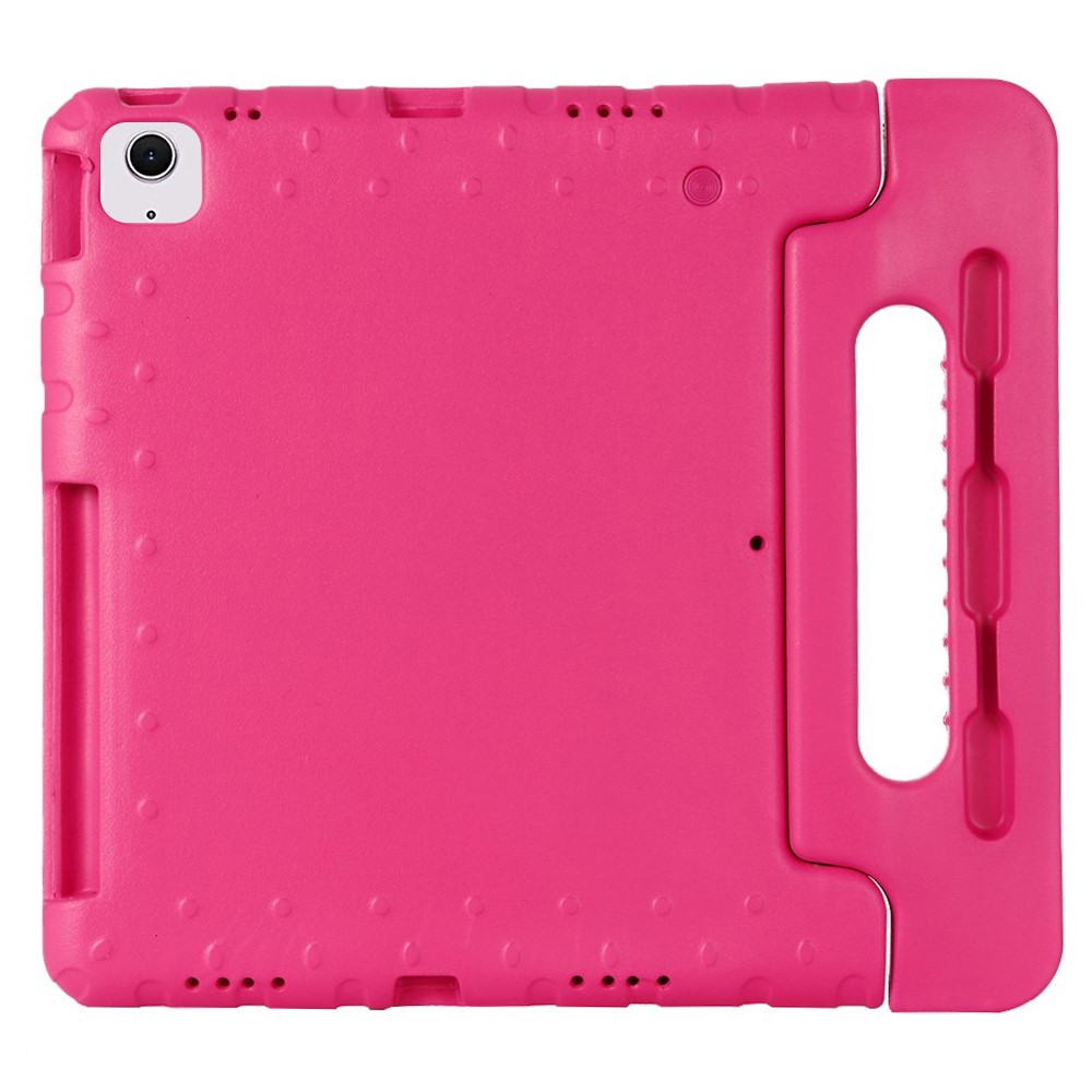 For iPad Air 13 (2025) / (2024) Case EVA Kids-Friendly Kickstand Handle Tablet Cover - Rose