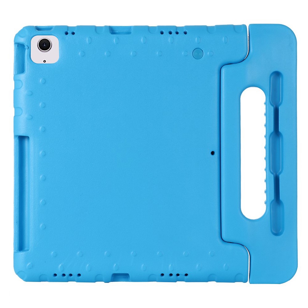For iPad Air 13 (2025) / (2024) Case EVA Kids-Friendly Kickstand Handle Tablet Cover - Blue