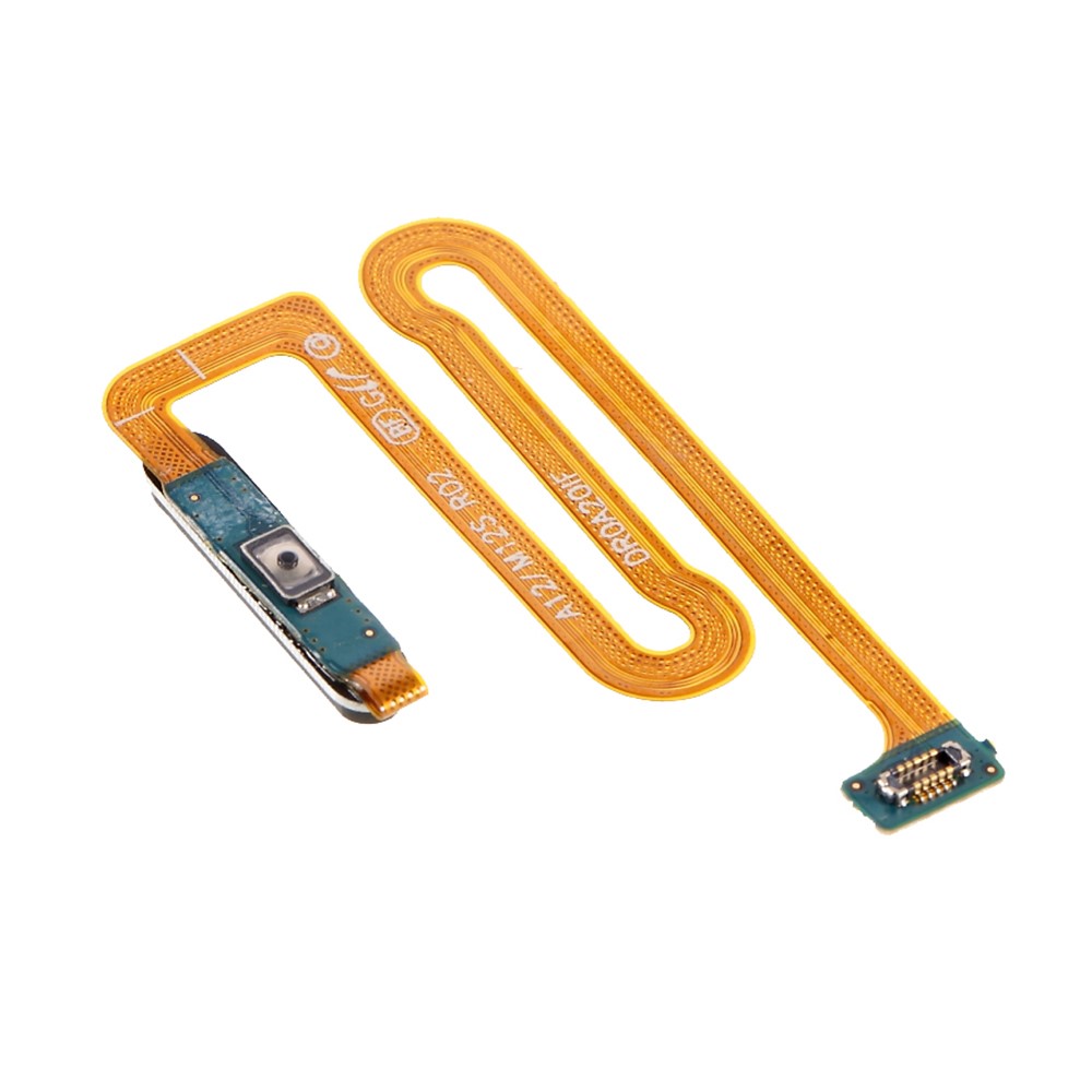 OEM Power Button Fingerprint Identification Flex Cable (with Fingerprint Recognition Function) (without Logo) for Samsung Galaxy A12 - Black-3