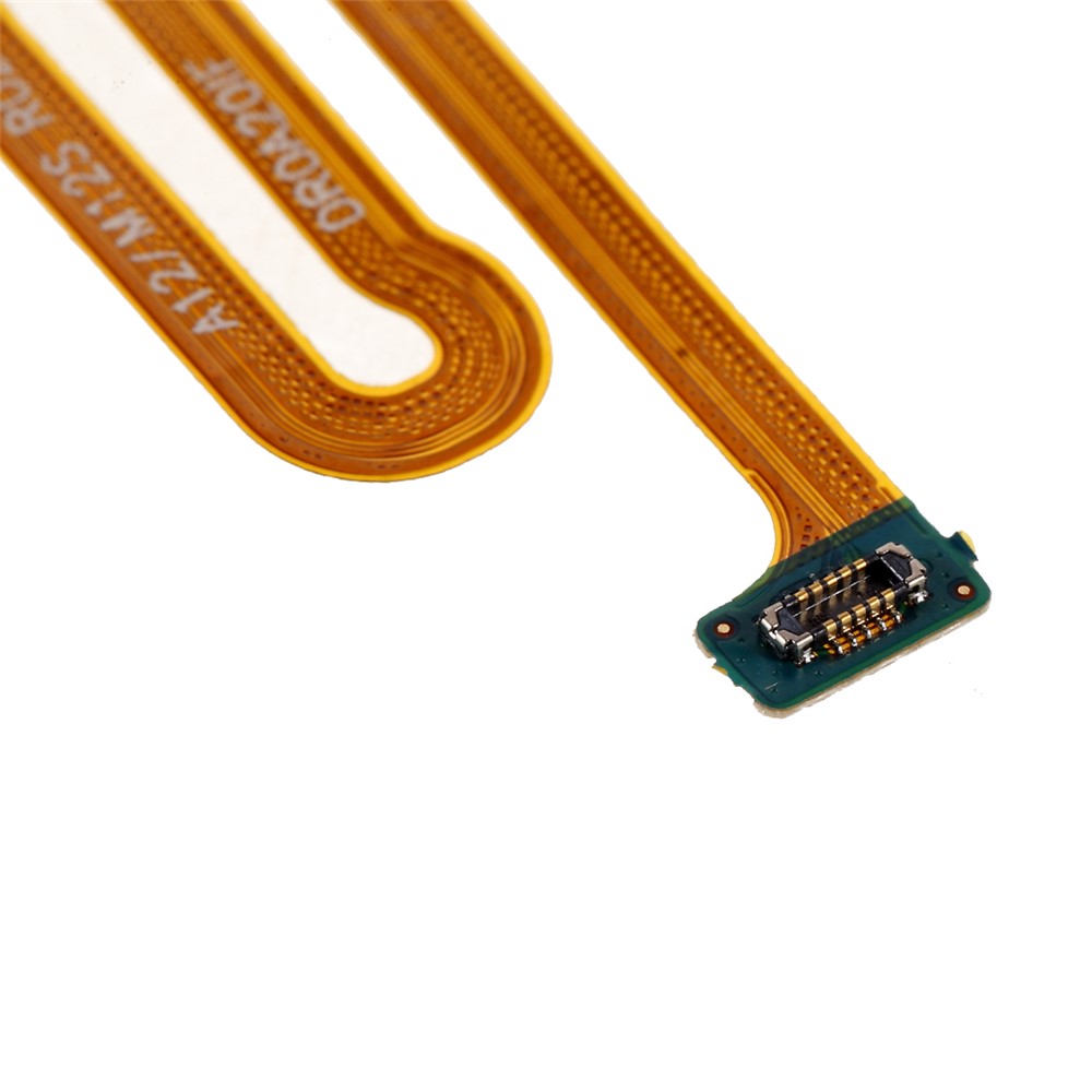 OEM Power Button Fingerprint Identification Flex Cable (with Fingerprint Recognition Function) (without Logo) for Samsung Galaxy A12 - Black-4