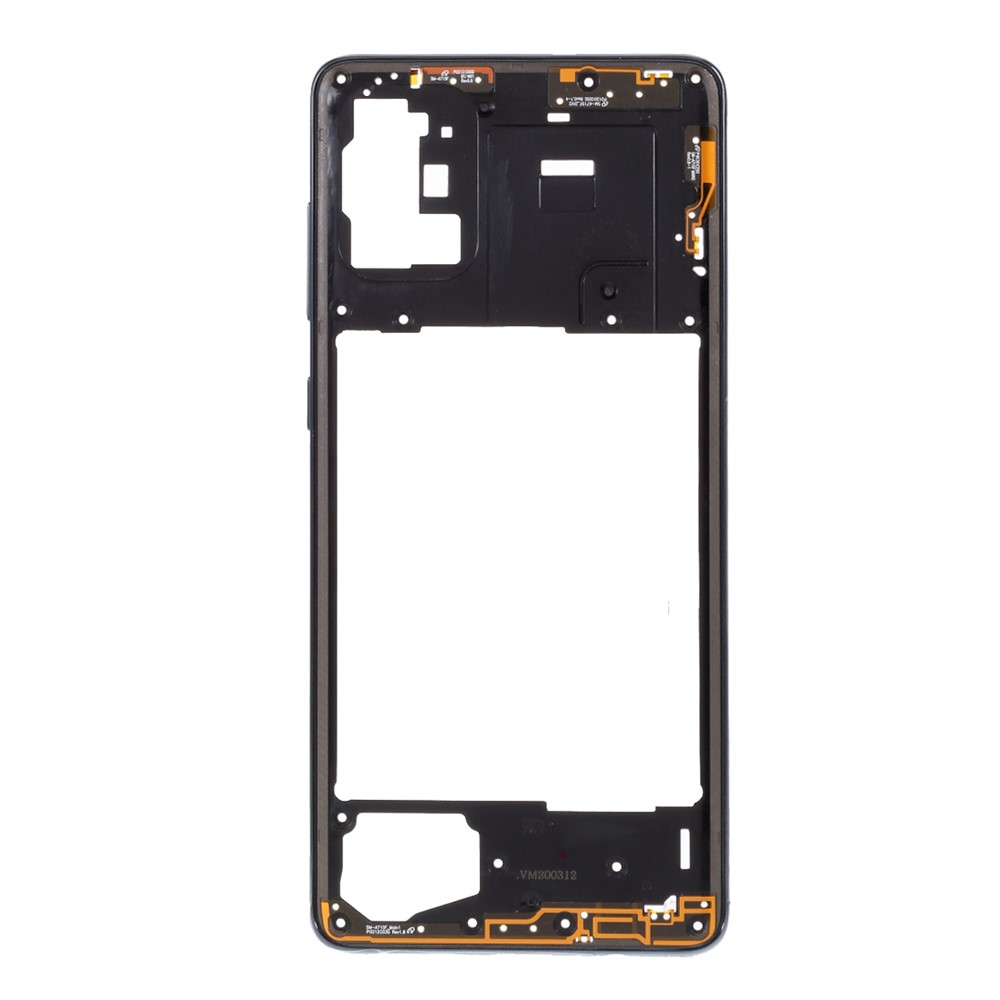 OEM Middle Plate Frame for Samsung Galaxy A71 SM-A715 - Black-6